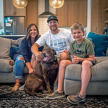 Callie Wachendorf and her family